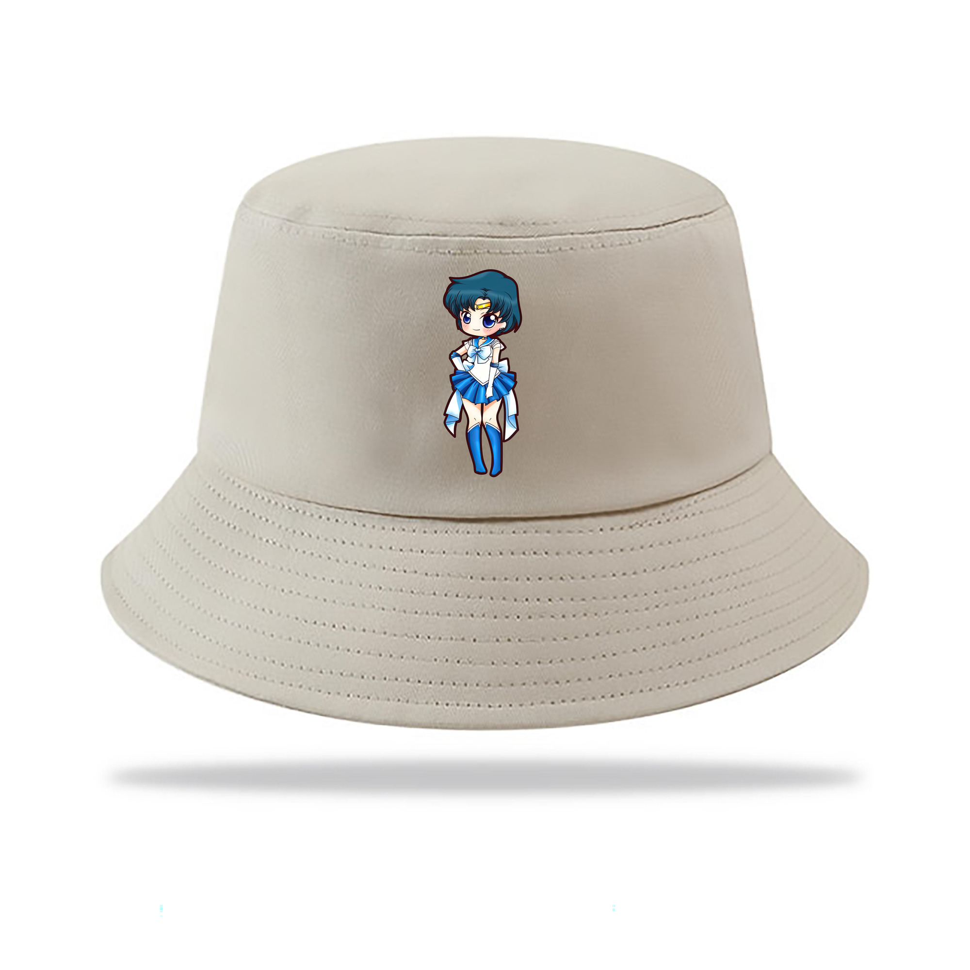 （画像用） 美少女戦士セーラームーン 水野 亜美 みずの あみ Sailor Moon Mizuno Ami アウトドア日除けバケットハット